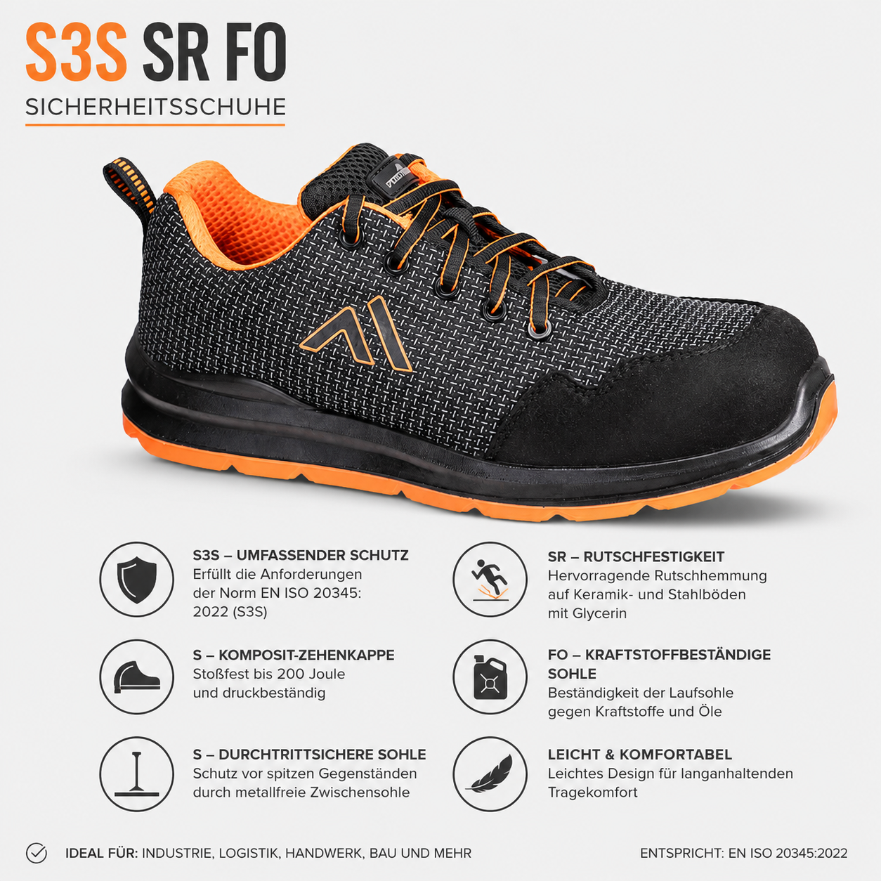 FC72B - Composite -Trainer S3S SR FO Schwarz