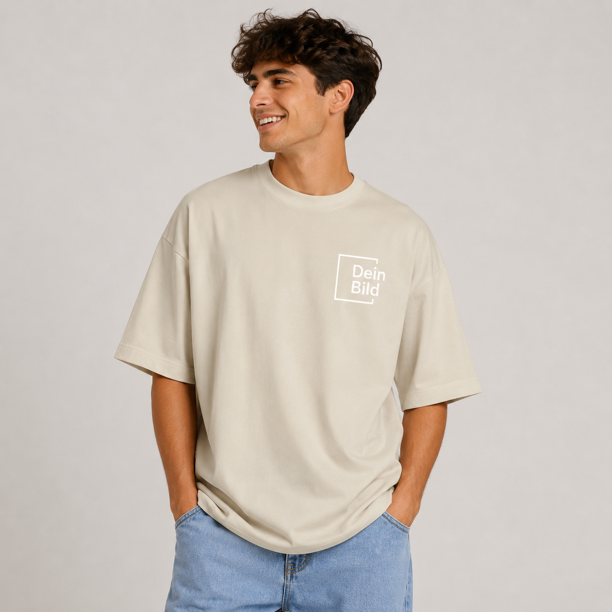 6561 - CHOW T-shirt folgado de manga curta