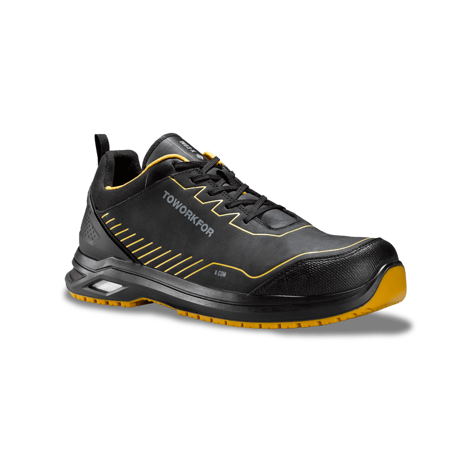 6A25.70 - Sicherheitsschuhe X-504 S3/SRC/ESD Schwarz/Gelb