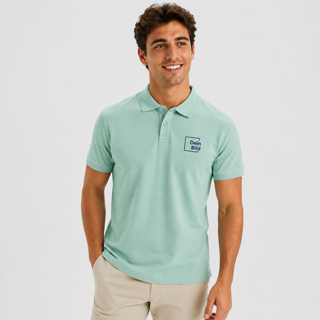 6441- -WOS Short-sleeved piqué polo shirt