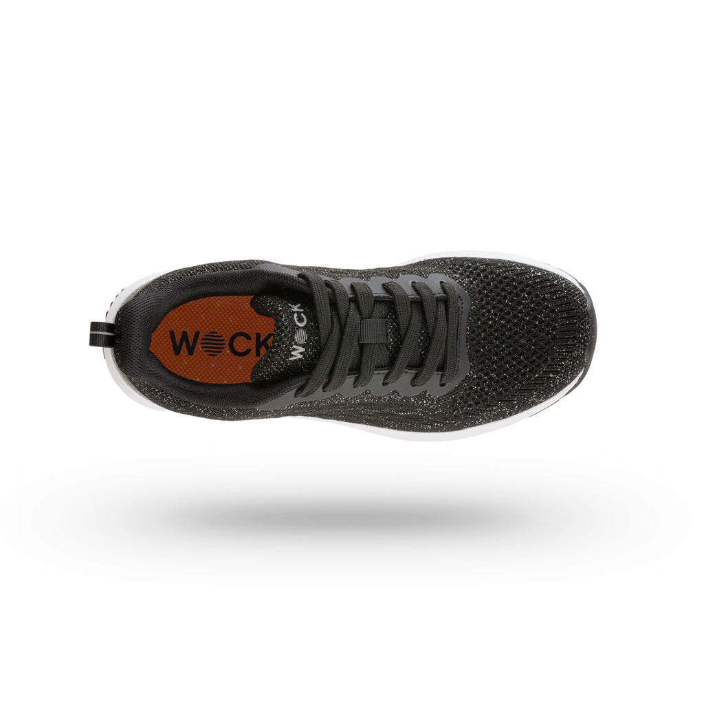 BR19 - Sneakers BREELITE 19 Schwarz mit Glitzer
