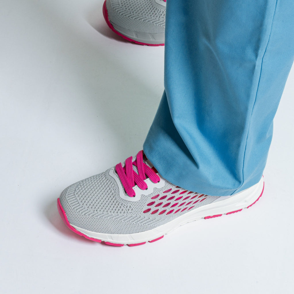 BR24 - Sneakers BREELITE 24 Hellgrau/Rosa