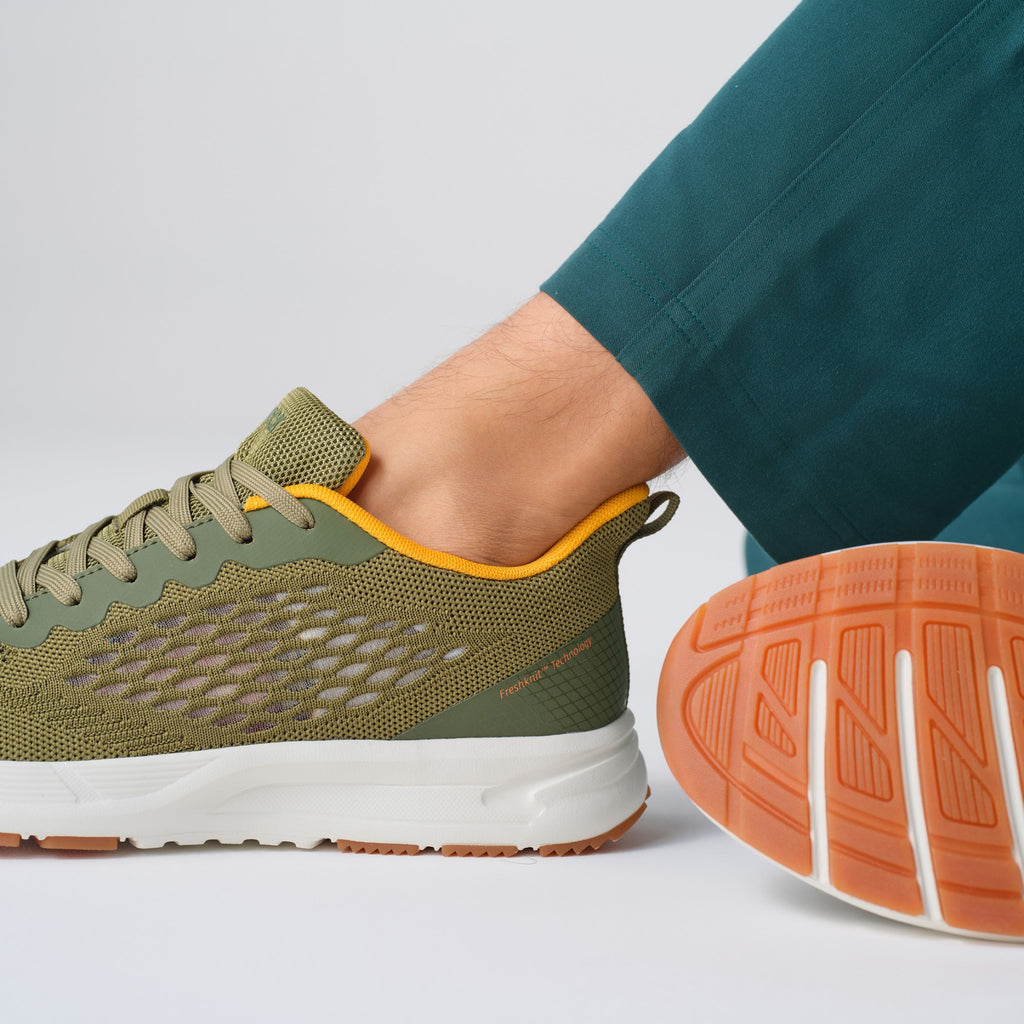 BR30 - Sneakers BREELITE 30 Grün/Gelb
