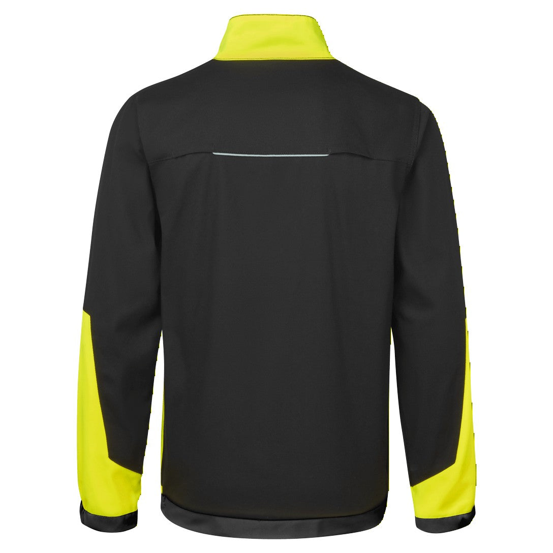 CD118BY - WX1 Veste de travail matelassée bicolore en coton Noir/Jaune