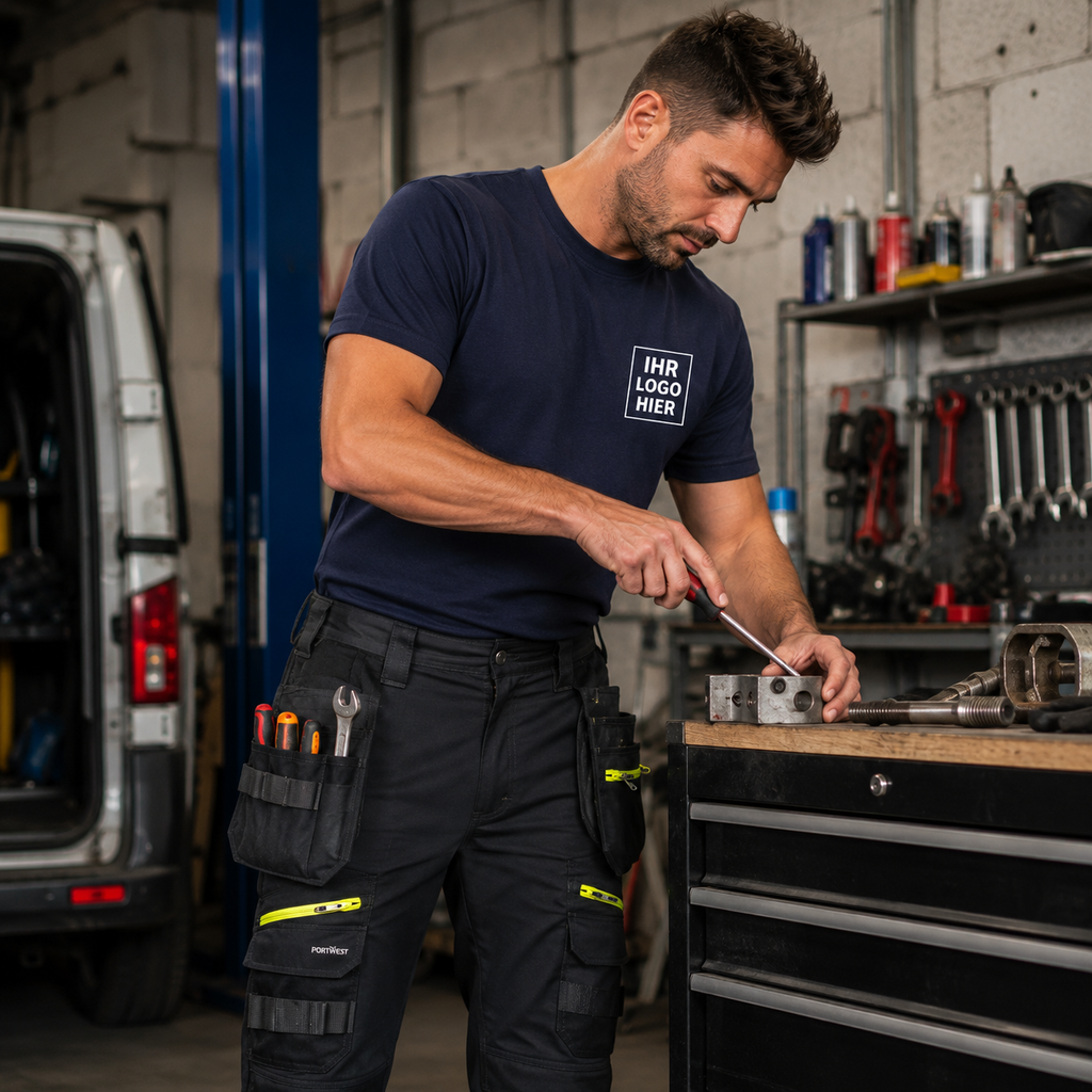 ES195N - ES1 T-shirt Essentiel MC Marine