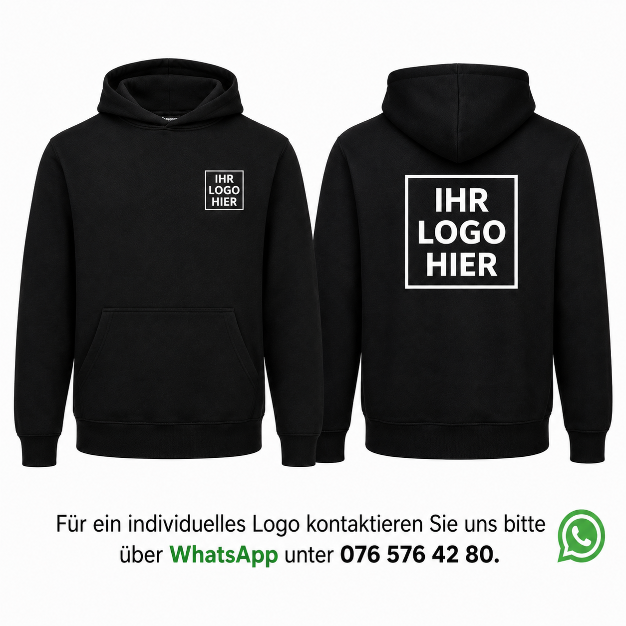 ES302B - ES1 Essential Hoodie Schwarz