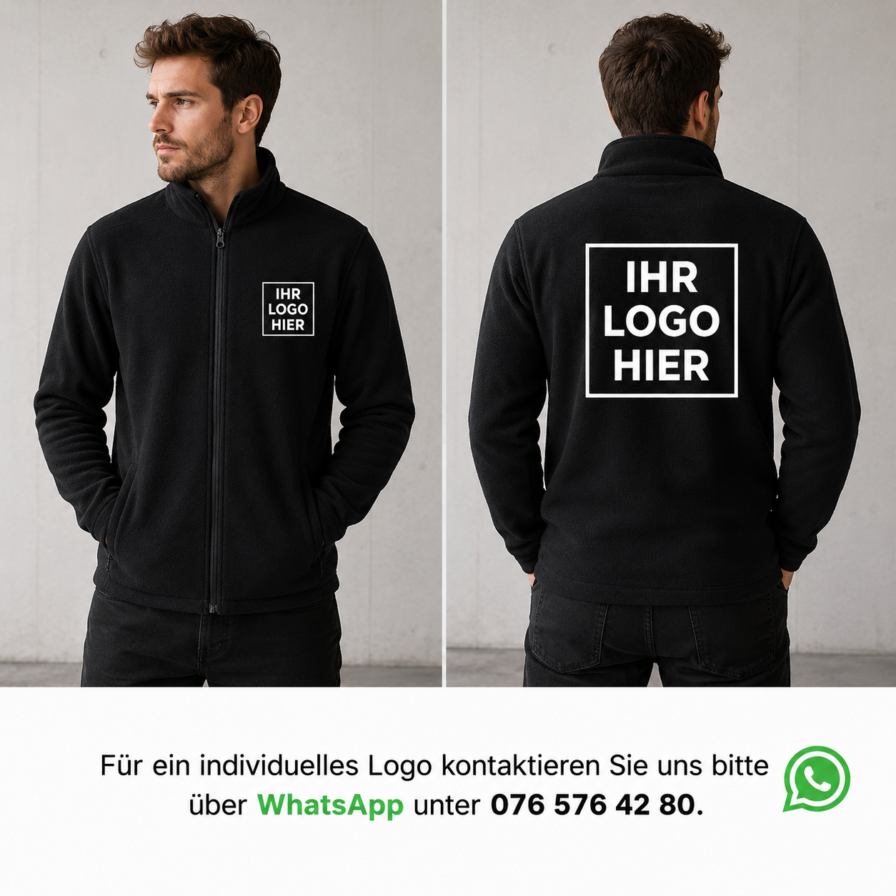 ES400B - ES1 Essential Fleece Schwarz