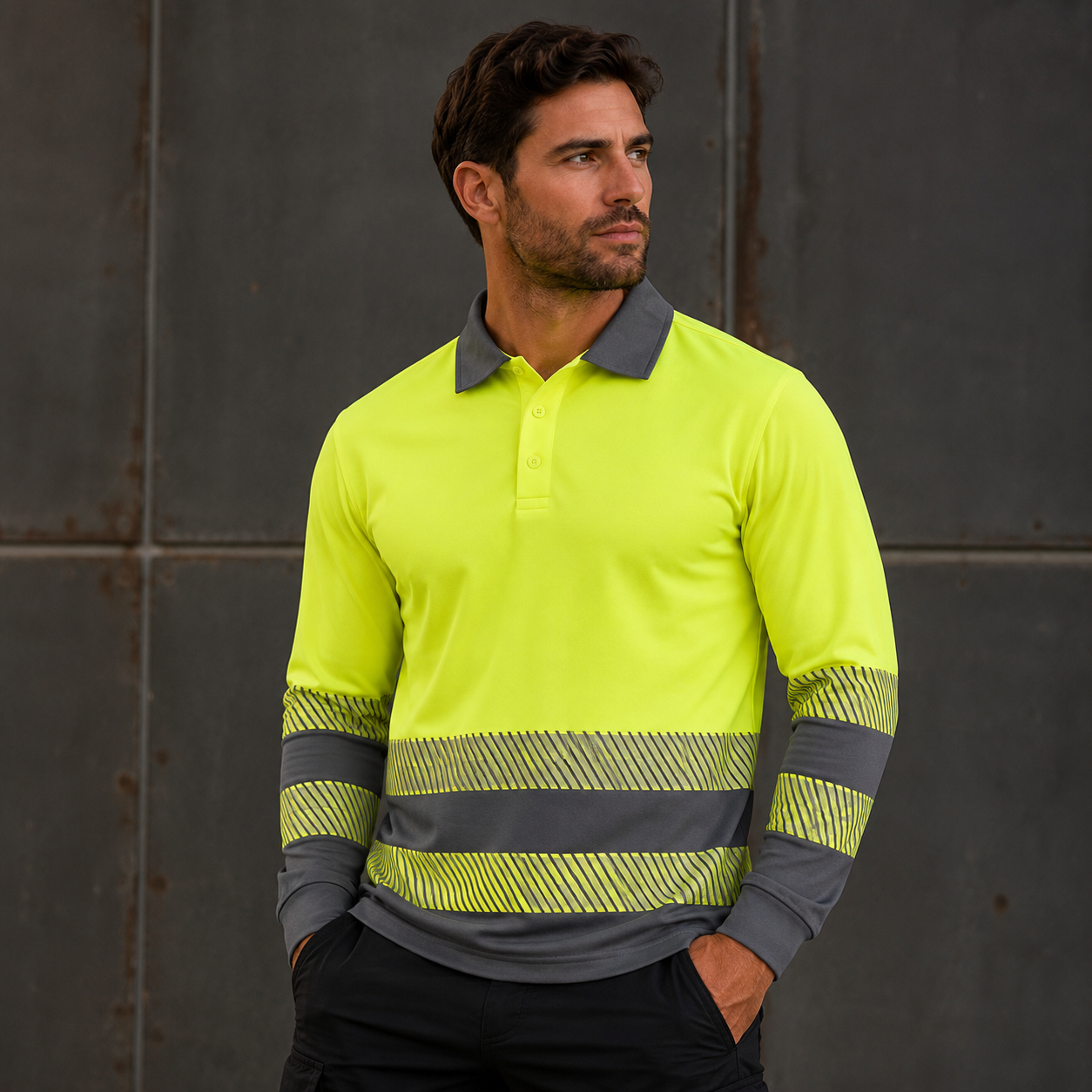 Polo de manga comprida AV3 23221