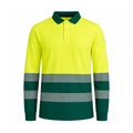 AV3 52221 Poloshirt mit langen Ärmeln