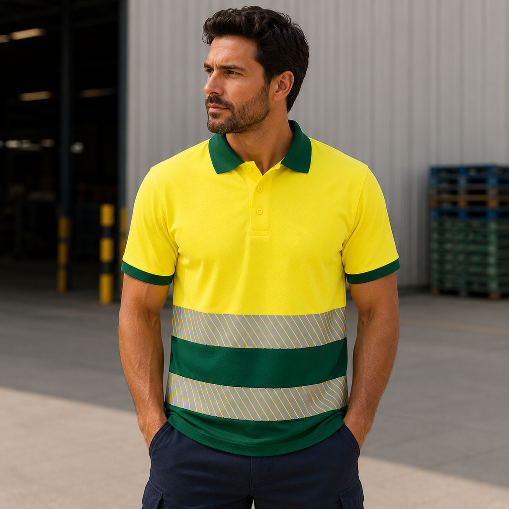 AV2 52221 Poloshirt mit kurzen Ärmeln