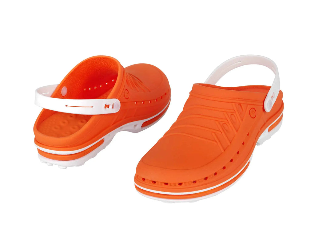 OP-Schuh CLOG 05 (white/Orange)