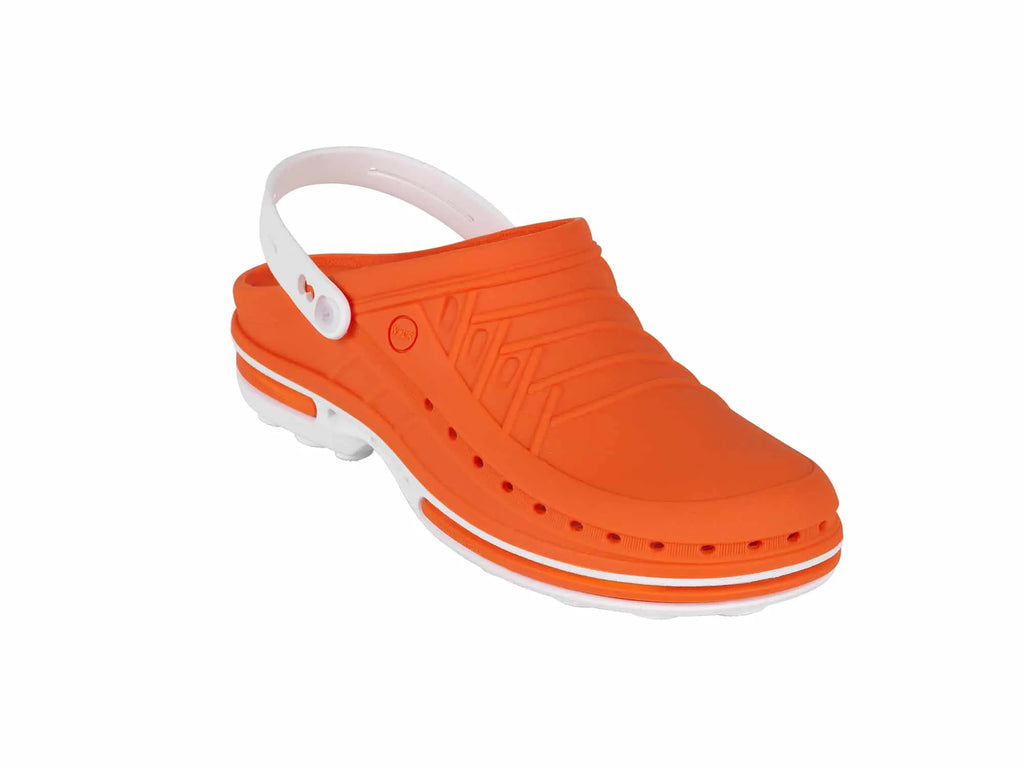 OP-Schuh CLOG 05 (white/Orange)