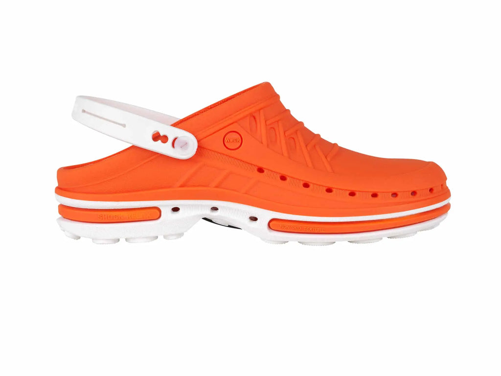OP-Schuh CLOG 05 (white/Orange)