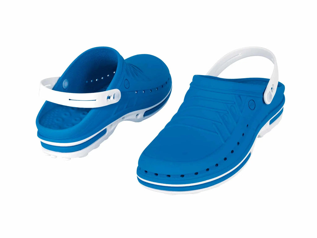 OP-Schuh CLOG 07 (white/m. blue)