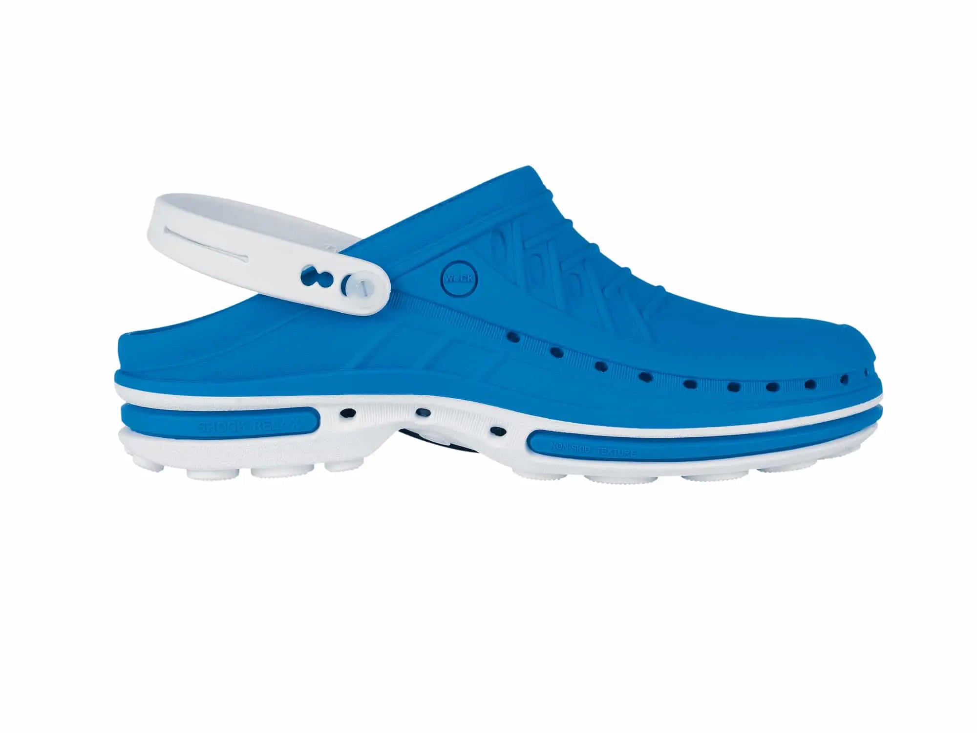 OP-Schuh CLOG 07 (white/m. blue)