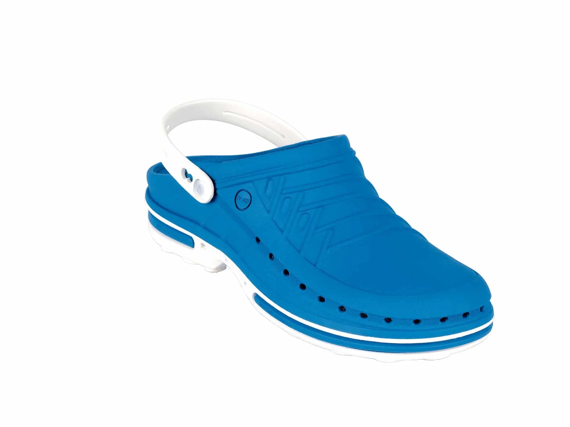 OP-Schuh CLOG 07 (white/m. blue)