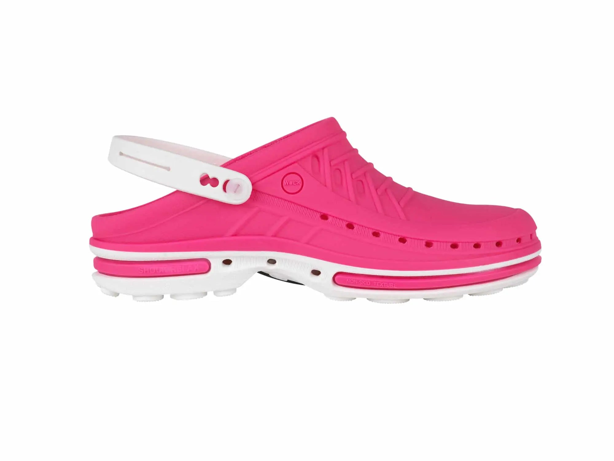 OP-Schuh CLOG 09 (white/fúchsia)