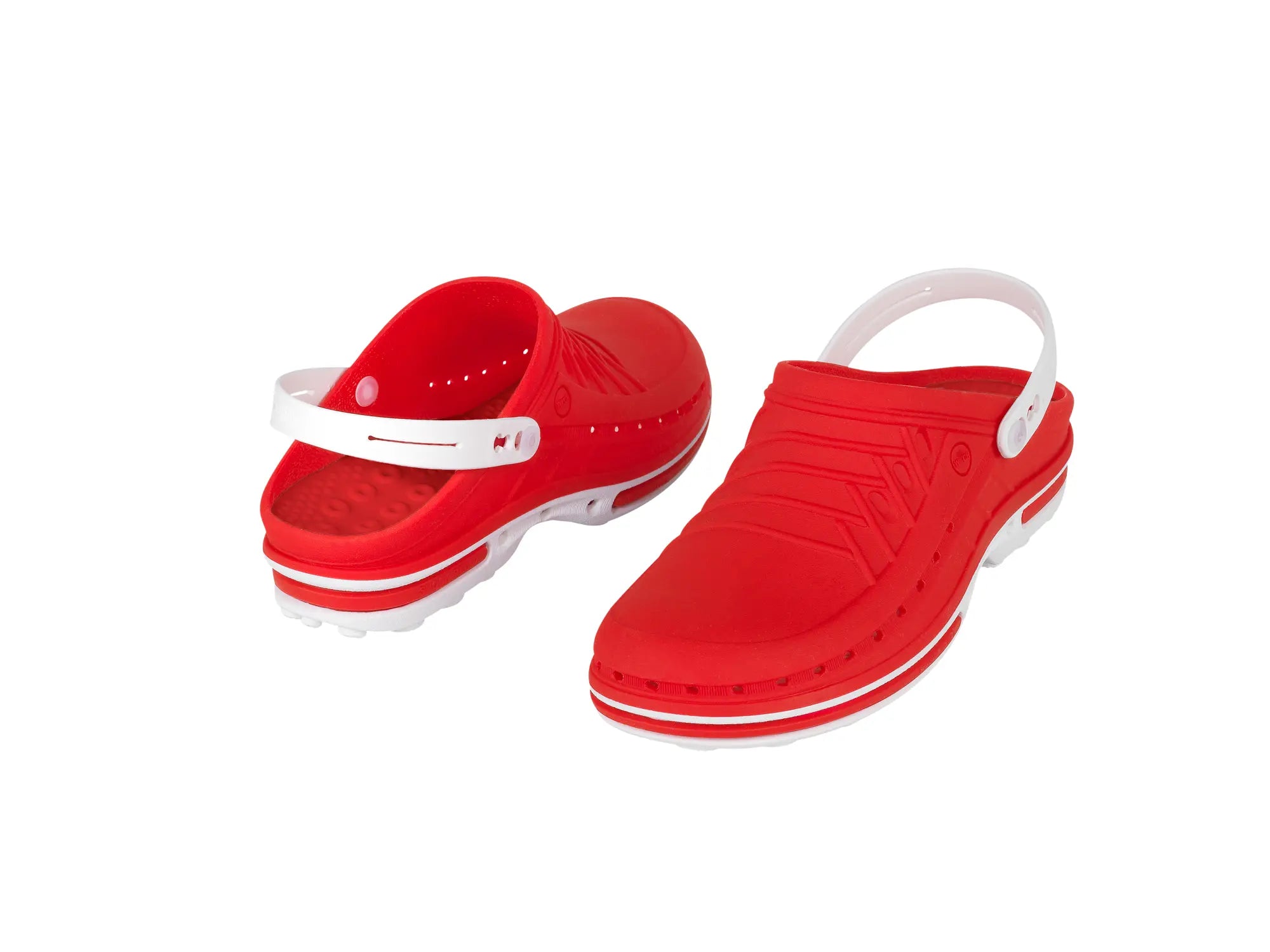 OP-Schuh CLOG 17 (White/red)