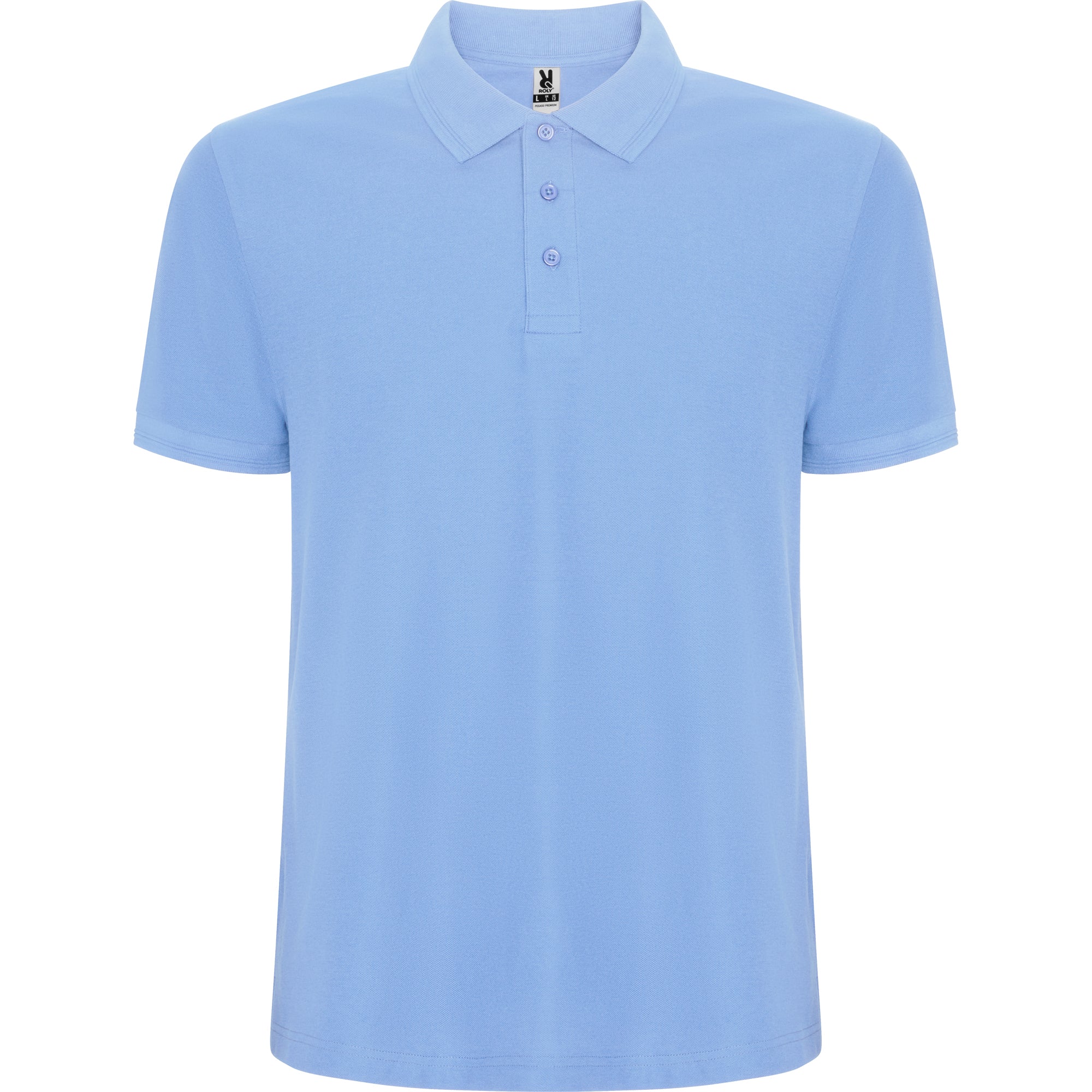 6609 - PEGASO PREMIUM Short sleeved combed cotton polo shirt