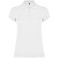 6634 - Polo ajusté en coton à manches courtes STAR WOMAN